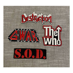 New Patches Destruction GWAR The Who SOD